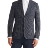 Calvin Klein X Slim Gingham Blazer In Blue -Men's Fashion 967826170 1 720x928