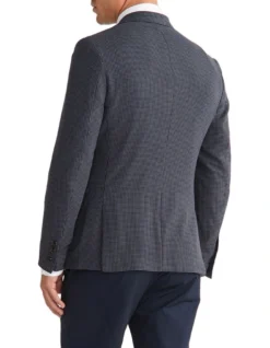 Calvin Klein X Slim Gingham Blazer In Blue -Men's Fashion 967826170 3 720x928