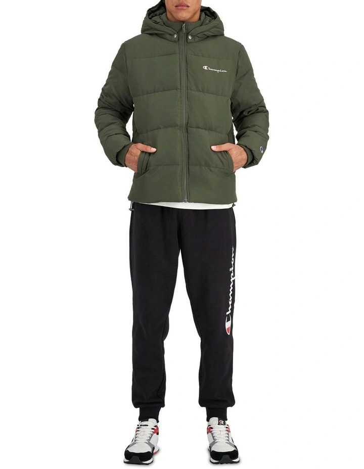 Champion Rochester Puffer Jacket In Ground Green 6 Champion Rochester Puffer Jacket In Ground Green - Image 4