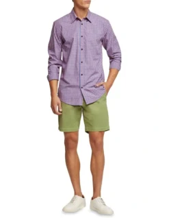 Oxford Uxbridge Gingham Shirt In Pink -Men's Fashion 970444990 5 720x928