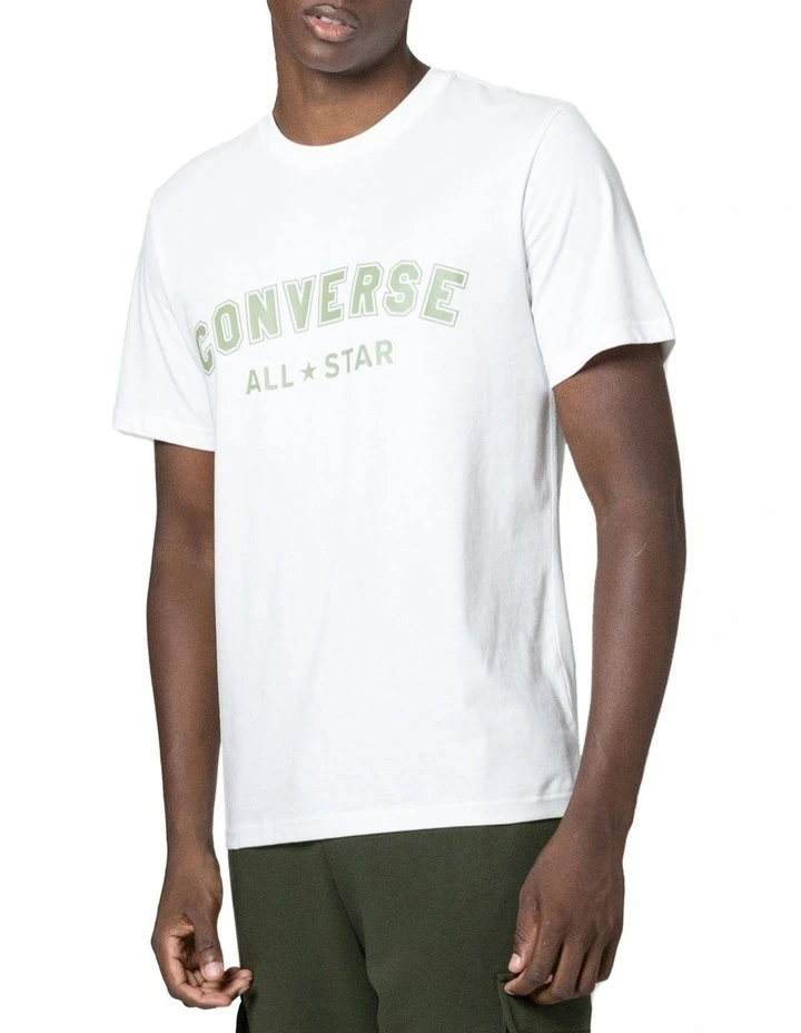 Converse Go-To All Star T-Shirt In White 3 Converse Go-To All Star T-Shirt In White
