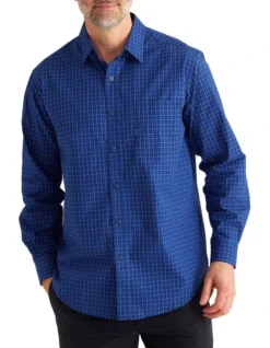 St Jude Long Sleeve Shirt In Blue