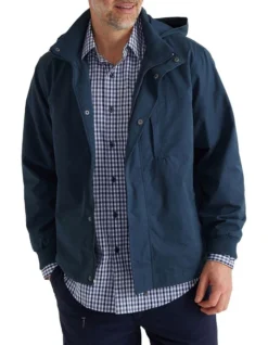 Sea Suede Coat In Blue