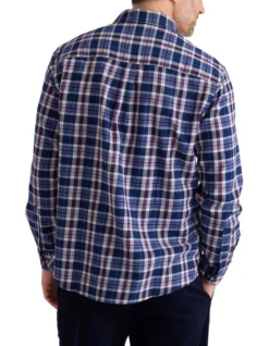 Stride Cotton Brush Long Sleeve Shirt In Purple -Men's Fashion 970806250 3 720x928