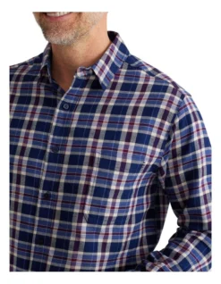 Stride Cotton Brush Long Sleeve Shirt In Purple -Men's Fashion 970806250 4 720x928