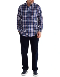 Stride Cotton Brush Long Sleeve Shirt In Purple -Men's Fashion 970806250 5 720x928