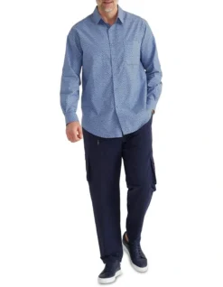 Alzira Long Sleeve Shirt In Coastal -Men's Fashion 970806430 6 720x928