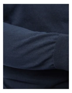 Ben Sherman Chest Stripe Crew Knit In Blue 15 Ben Sherman Chest Stripe Crew Knit In Blue -Men's Fashion 970813180 7 720x928