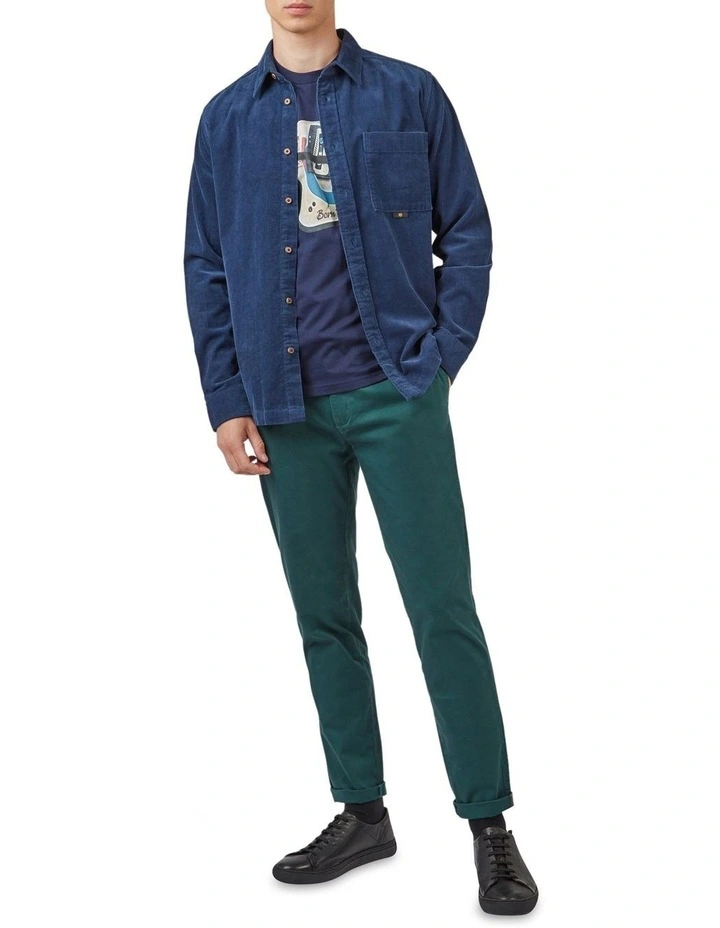 Ben Sherman Mod Helmet T-Shirt In Marine 4 Ben Sherman Mod Helmet T-Shirt In Marine - Image 2