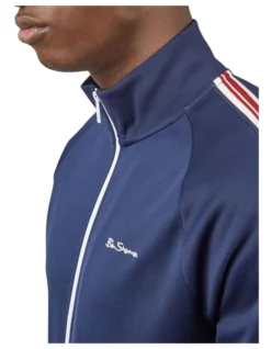Ben Sherman House Taped Track Top In Blue -Men's Fashion 970814170 4 720x928