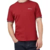 Ben Sherman Pique T-Shirt In Burgundy -Men's Fashion 970814440 1 720x928