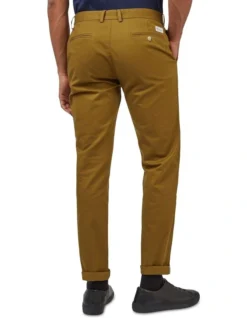 Ben Sherman Signature Slim Stretch Chino Pant In Brown -Men's Fashion 970815700 3 720x928