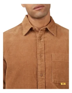 Ben Sherman Corduroy Long Sleeve Shirt In Brown -Men's Fashion 970978240 4 720x928