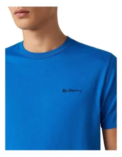 Ben Sherman Chest Embroidery Tee Ultramarine In Blue -Men's Fashion 970978600 5 720x928