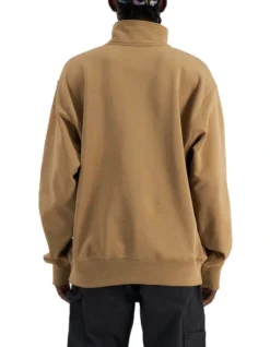 Champion Reverse Weave French Terry Quarter Zip In Beige -Men's Fashion 974658340 3 720x928