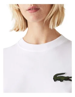 Lacoste Originals Loose Fit T-Shirt In White -Men's Fashion 974866600 5 1 720x928