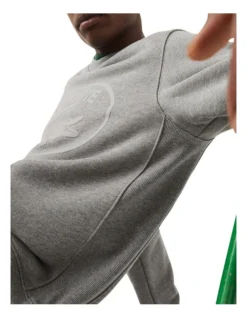 Lacoste Originals Relax Fit Sweat Top In Grey -Men's Fashion 974867050 5 720x928