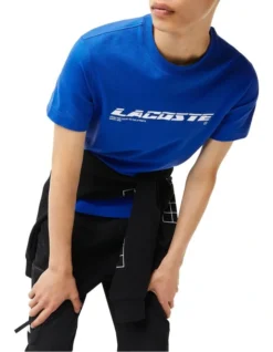Lacoste Active Pique Tech T-Shirt In Blue -Men's Fashion 974868580 6 720x928