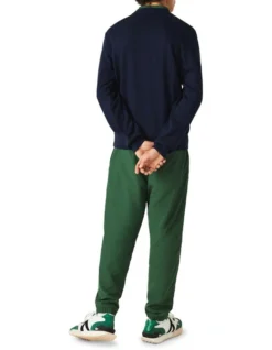 Lacoste Essential Non Brushed Crew Sweat In Blue -Men's Fashion 974869480 3 720x928