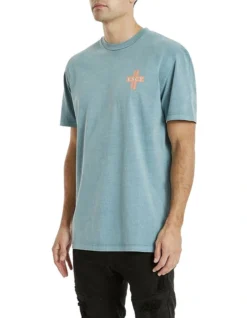 Canyon Relaxed Tee In Blue -Men's Fashion 975917170 3 720x928