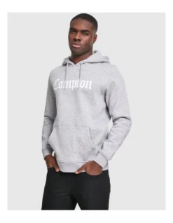 Mister Tee Compton Hoody In Heather Grey
