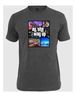 Mens Mister Tee All The Way Up Mashup Tee Charcoal -Men's Fashion 977700250 5 720x928