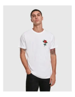 Mister Tee Rose Tee In White