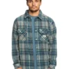 Quiksilver Surf Days Long Sleeve Fleece Shirt In Blue -Men's Fashion 977984380 1 720x928