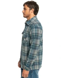 Quiksilver Surf Days Long Sleeve Fleece Shirt In Blue -Men's Fashion 977984380 4 720x928