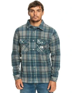 Quiksilver Surf Days Long Sleeve Fleece Shirt In Blue -Men's Fashion 977984380 5 720x928