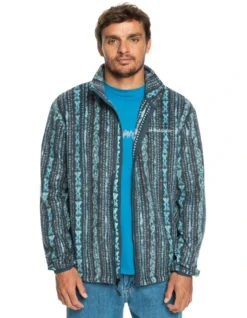 Quiksilver Clean Coasts Zip-Up Hoodie In Blue