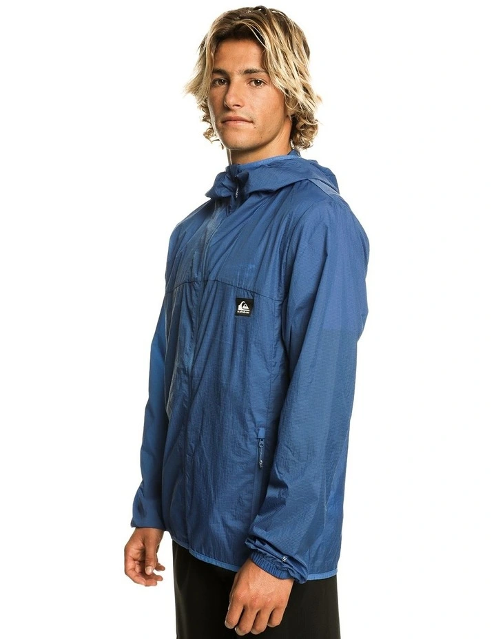 Quiksilver Summit Run Windbreaker In Blue 5 Quiksilver Summit Run Windbreaker In Blue - Image 3