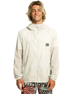 Quiksilver Summit Run Windbreaker In Grey