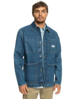 Quiksilver Legendary Worker Denim Jacket In Blue -Men's Fashion 977985370 3 720x928