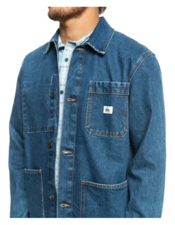 Quiksilver Legendary Worker Denim Jacket In Blue -Men's Fashion 977985370 5 720x928