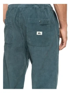 Quiksilver Cord Beach Cruiser Elasticated Corduroy Pants In Black -Men's Fashion 977986720 5 720x928