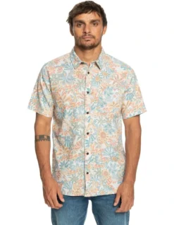 Quiksilver Surfadelica Short Sleeve Shirt In Multi