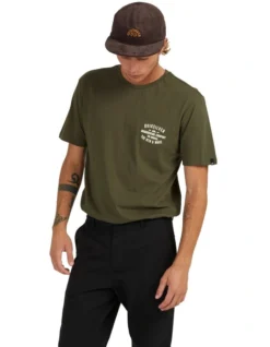 Quiksilver Surf Lockup T-Shirt In Green -Men's Fashion 977992210 4 720x928