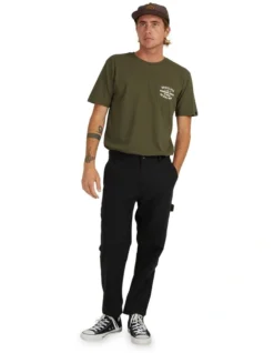 Quiksilver Surf Lockup T-Shirt In Green -Men's Fashion 977992210 6 720x928