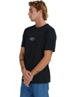 Quiksilver On The Grid T-Shirt In Black -Men's Fashion 977992840 3 720x928