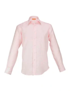 Linen Shirt In Pink -Men's Fashion 978244480 6 720x928