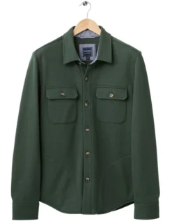 Comfort Shacket In Green -Men's Fashion 978386950 4 720x928