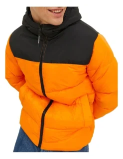 Jack & Jones Chili Puffer Collar Jacket In Exuberance -Men's Fashion 979522930 3 720x928