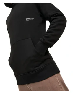 Jack & Jones Clean Sweat Hoodie In Black -Men's Fashion 979526440 3 720x928