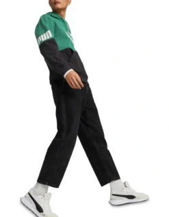 Puma Power Colorblock Hoodie Fleece In Green -Men's Fashion 980333830 5 720x928