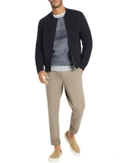 Dane Quilted Bomber In Blue -Men's Fashion 981242920 4 720x928