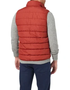 Archie Puffer Vest In Rust -Men's Fashion 982704430 5 720x928