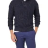 Oscar Button Neck Knit In Navy -Men's Fashion 982705150 1 720x928