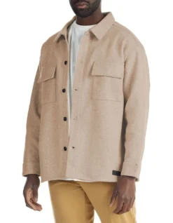 Durant Shacket In Beige -Men's Fashion 983290600 2 1 720x928