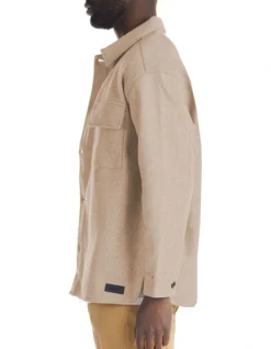 Durant Shacket In Beige -Men's Fashion 983290600 3 1 720x928